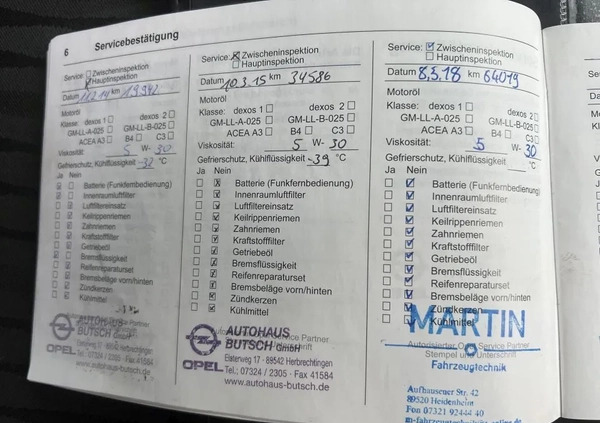 Opel Zafira cena 43900 przebieg: 105000, rok produkcji 2012 z Świecie małe 742